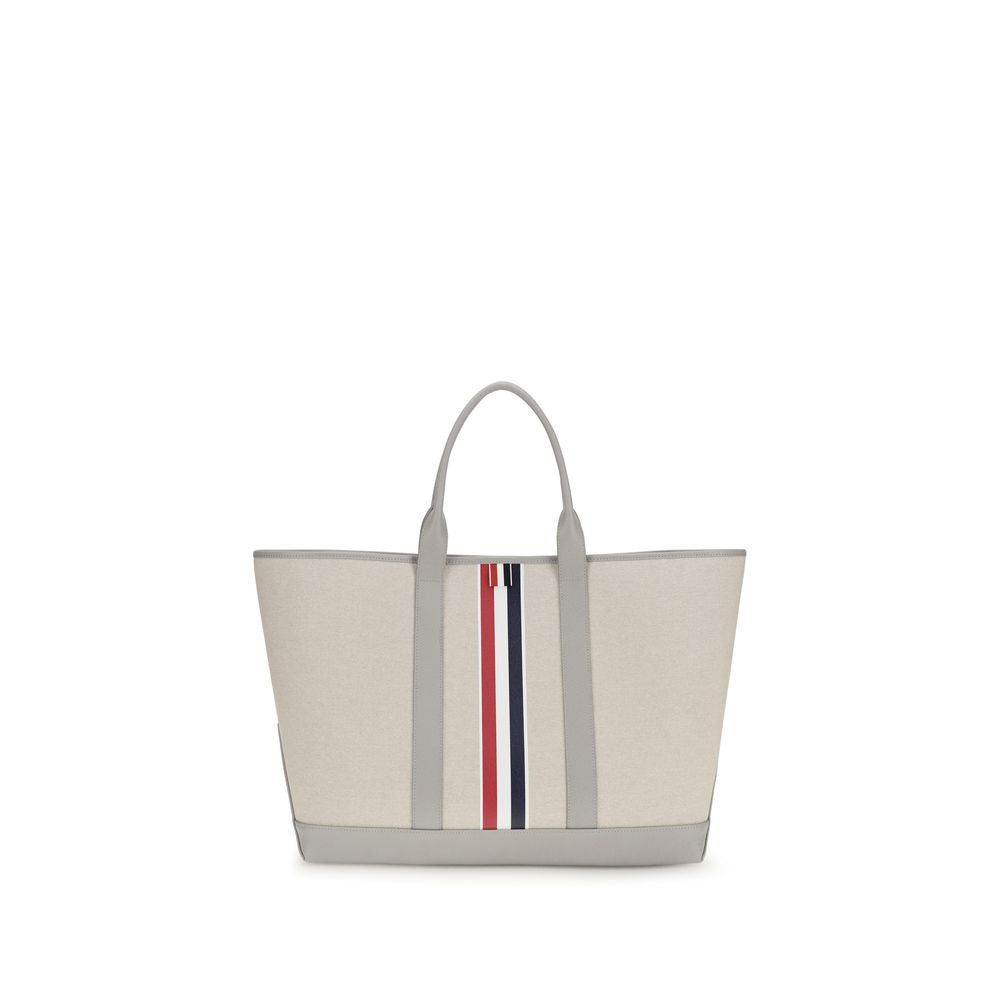 Thom Browne Gray Fabric Shoulder Bag - Elegant and Functional
