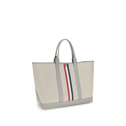 Thom Browne Grijze stoffen schoudertas