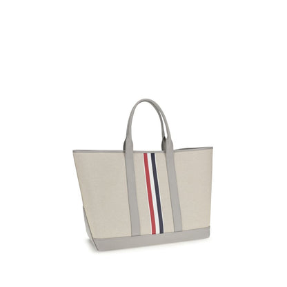 Thom Browne Grijze stoffen schoudertas