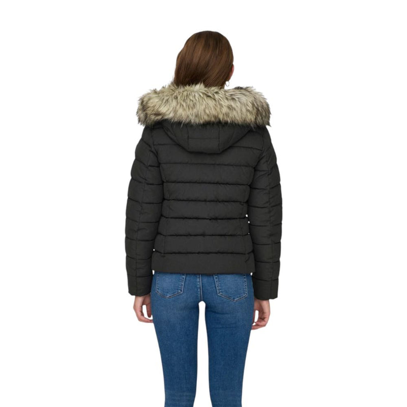 Only Gray Marabou Coat - ONLNEWLUNA QUILTED JACKET CC OTW