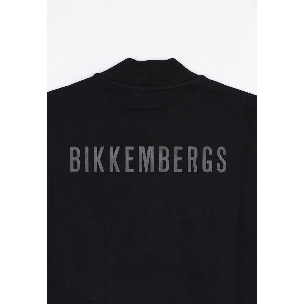 Bikkembergs Black Cotton Sweatshirt - Model BIKFELUAAF1ST0711192/01