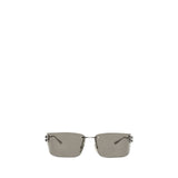 Balenciaga Silver Metal Sunglasses - Modern Rimless Design