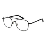 Spy Black Plastic Aviator Glasses (Frames)