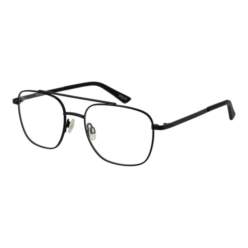Spy Black Plastic Aviator Glasses (Frames)