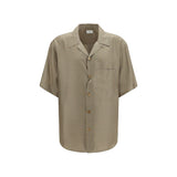 Chemise en Soie Imprimée Multicolore Saint Laurent