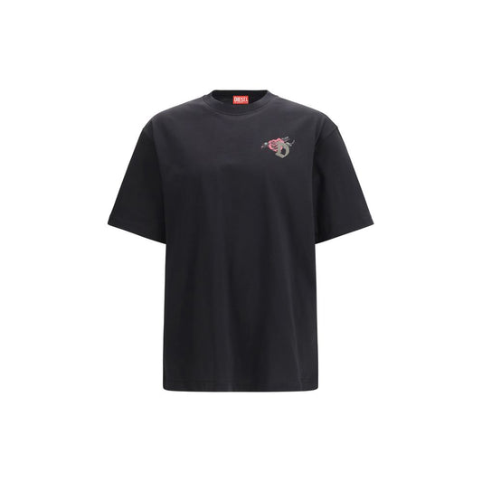 Diesel T-boggy-v4 Black Cotton T-Shirt for Men