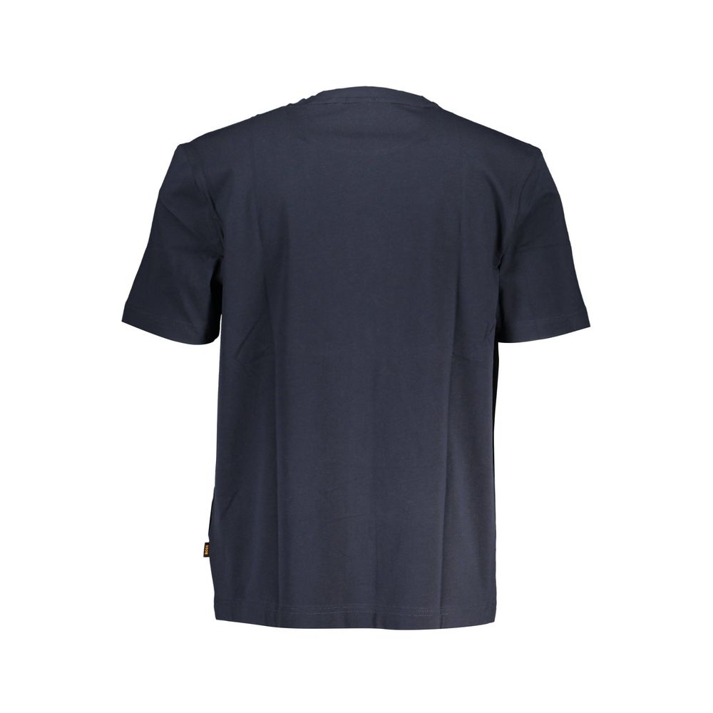 T-shirt Hugo Boss bleu en coton biologique pour homme