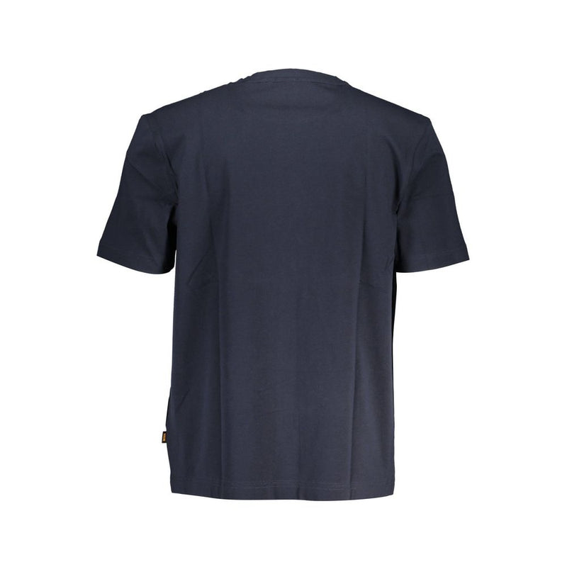 Hugo Boss Blauw Heren T-shirt van Biologisch Katoen