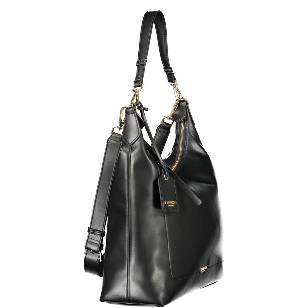 Twinset Black Polyurethane Handbag for Women