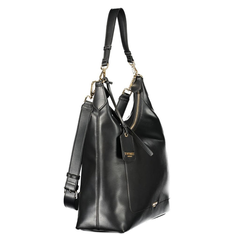 Twinset Black Polyurethane Handbag for Women