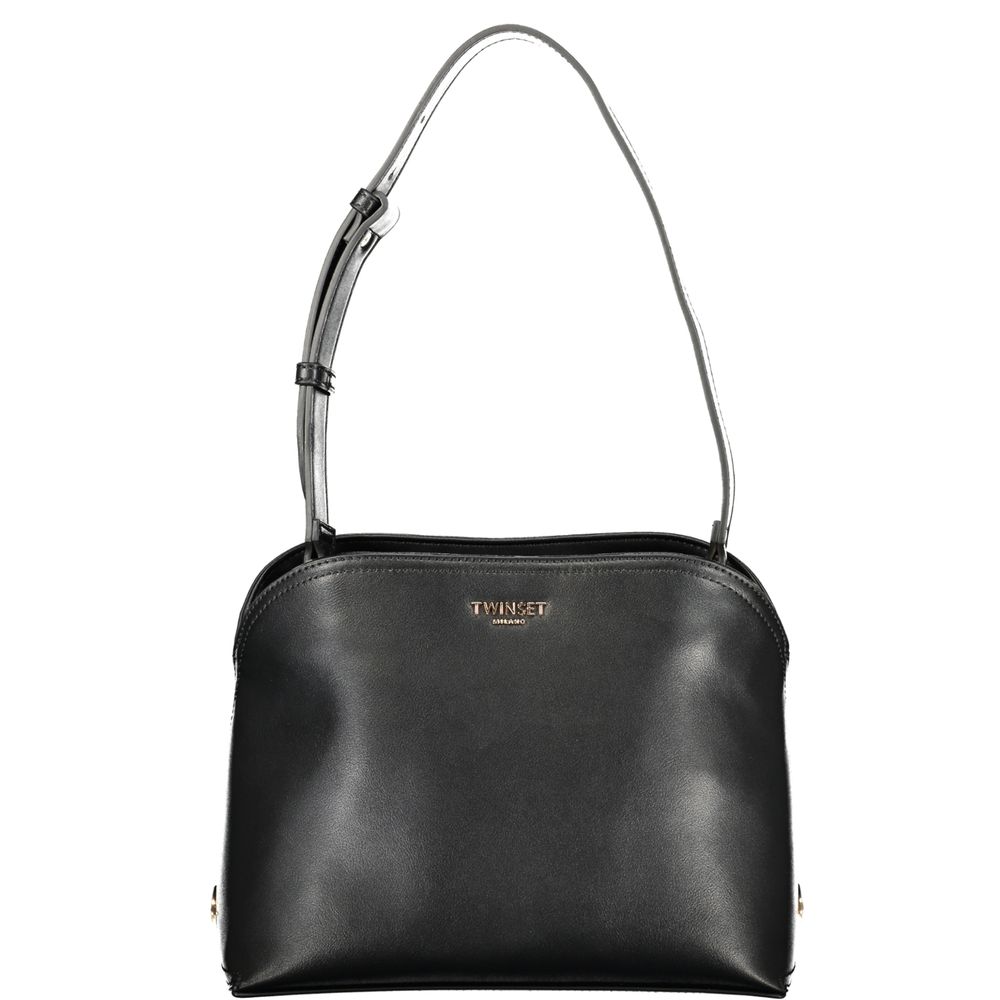 Twinset Black Polyurethane Women's Handbag - Elegant & Chic