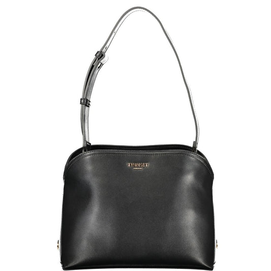 Twinset Black Polyurethane Women's Handbag - Chic & Elegant