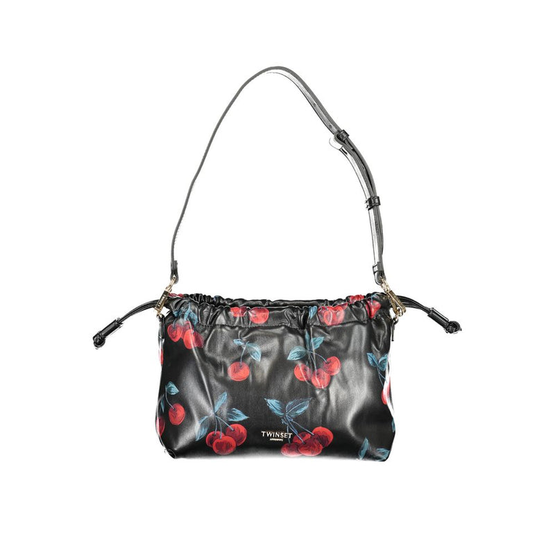Twinset Black Polyurethane Women's Handbag - Chic & Elegant