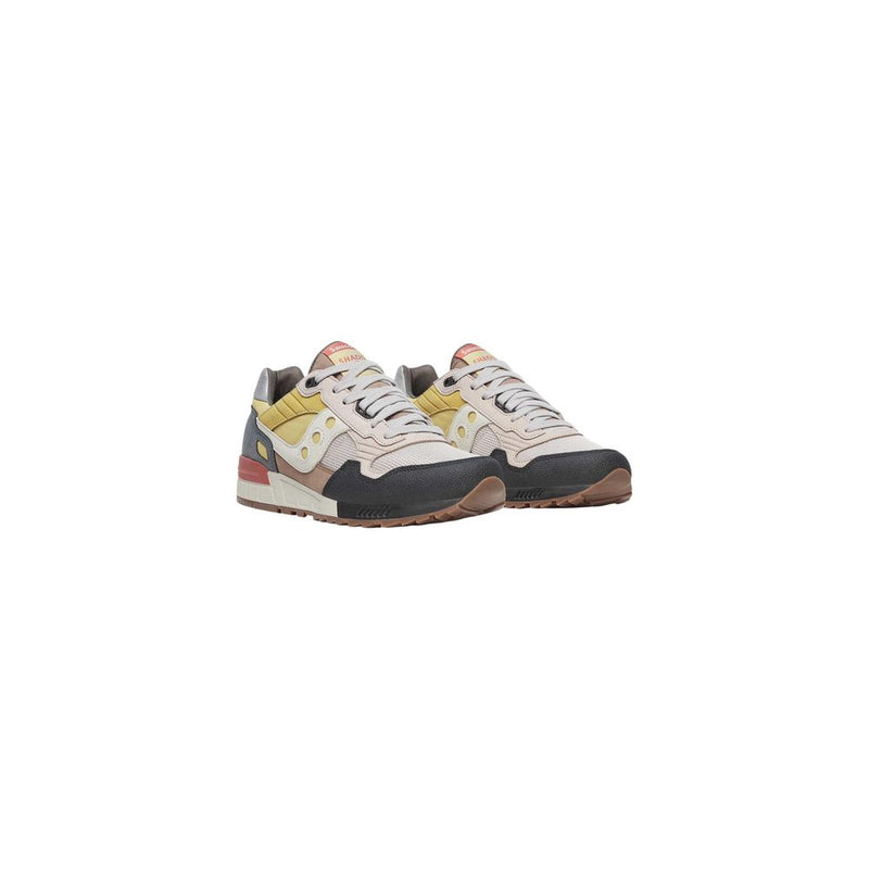 Saucony Shadow 5000 Beige Suede Low Top Sneakers for Men