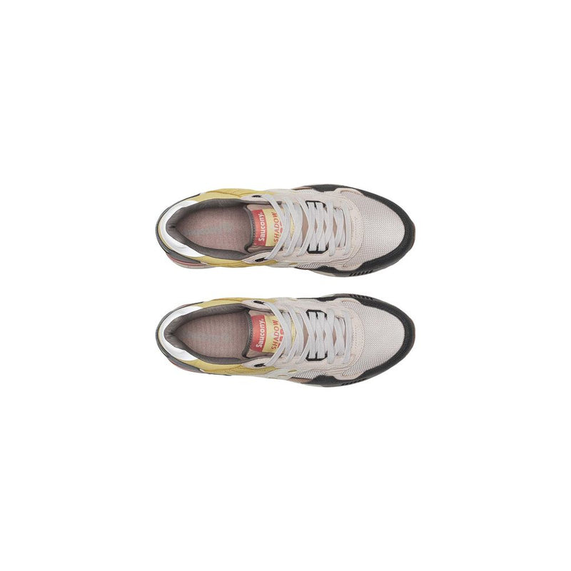 Saucony Shadow 5000 Beige Suede Low Top Sneakers for Men