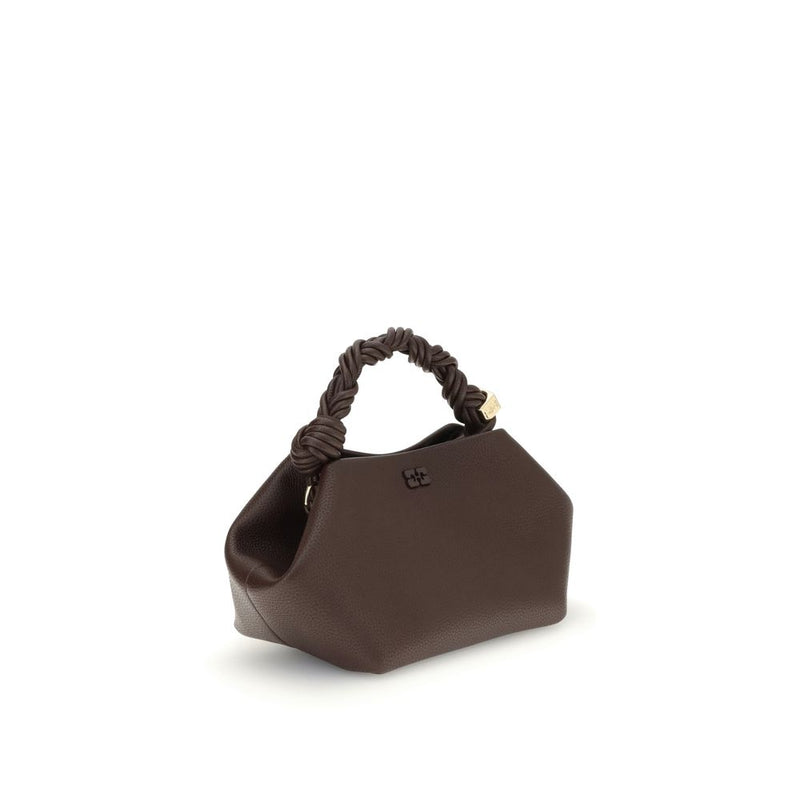 Sac à main Ganni marron en polyester recyclé
