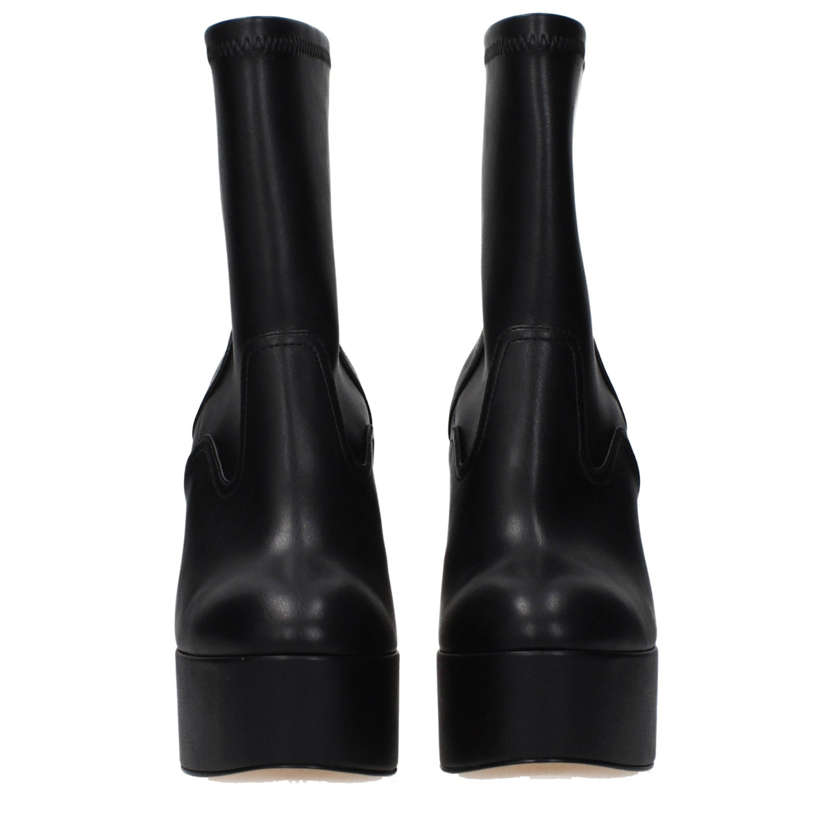 Casadei Black Leather Ankle Boots for Women