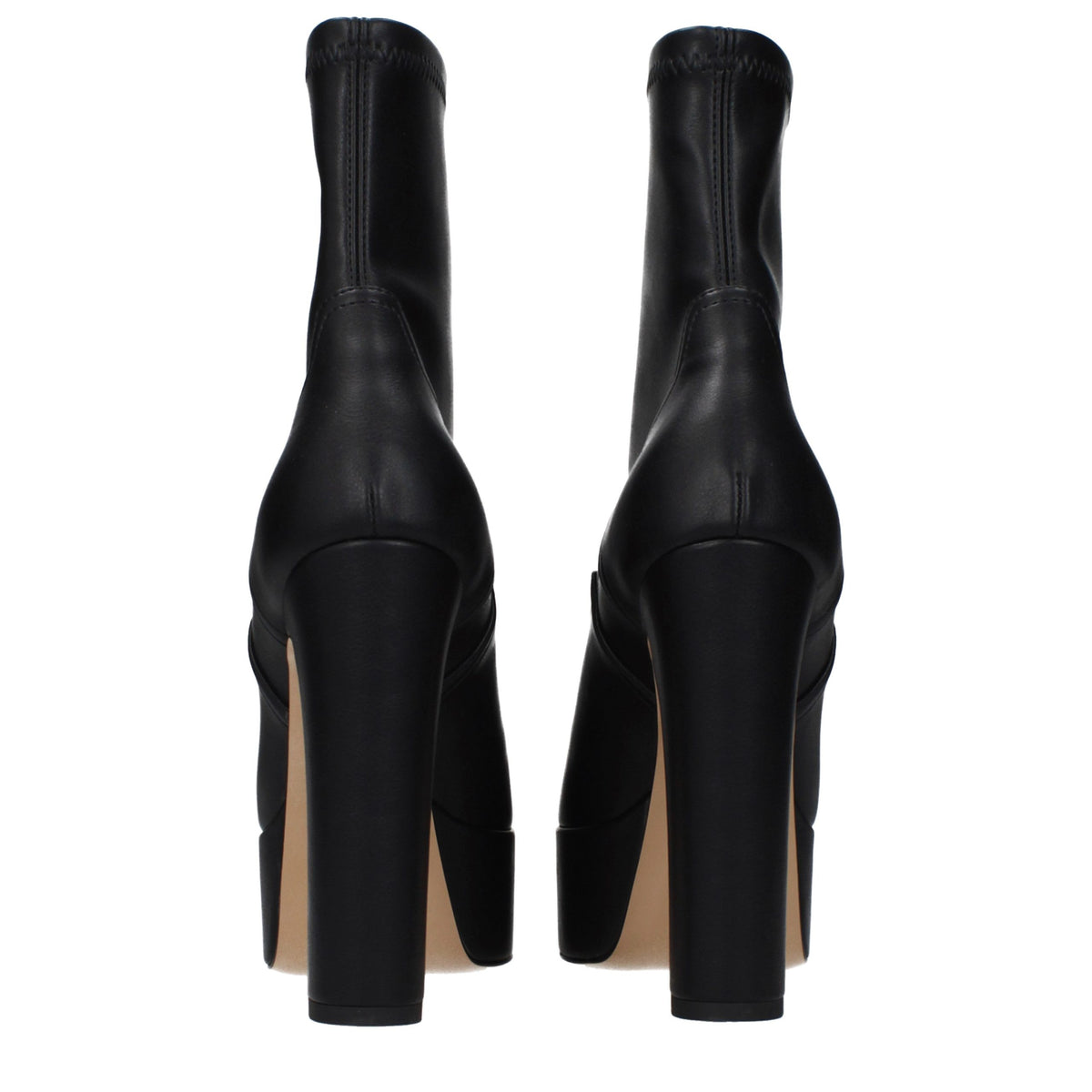 Casadei Black Leather Ankle Boots for Women
