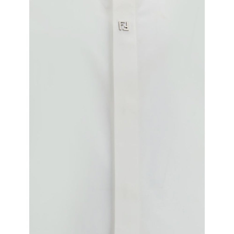 Chemise habillée Fendi en coton blanc