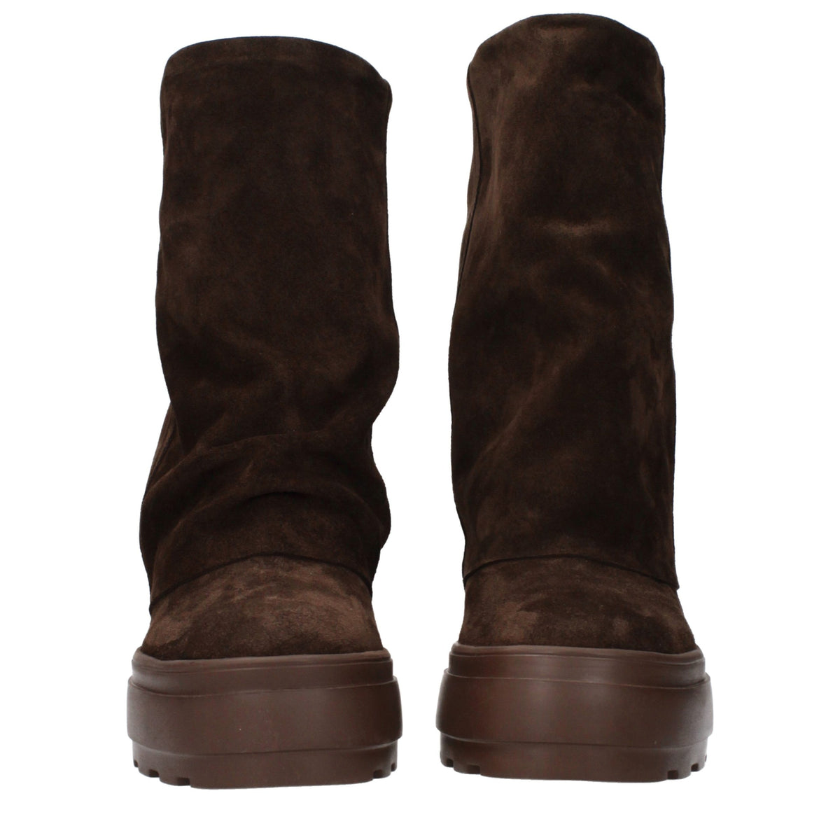 Casadei Brown Leather Ankle Boots for Women