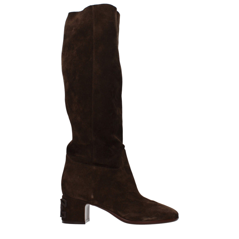 Casadei Brown Leather Boots for Women