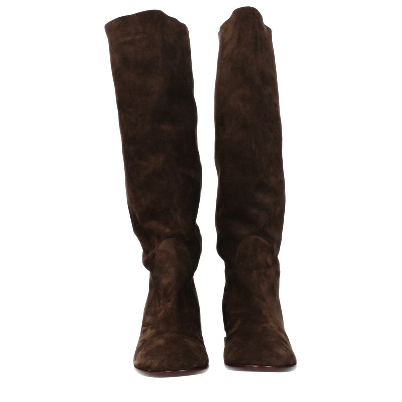 Casadei Brown Leather Boots for Women