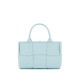 Bottega Veneta Blue Lamb Leather Tote Bag