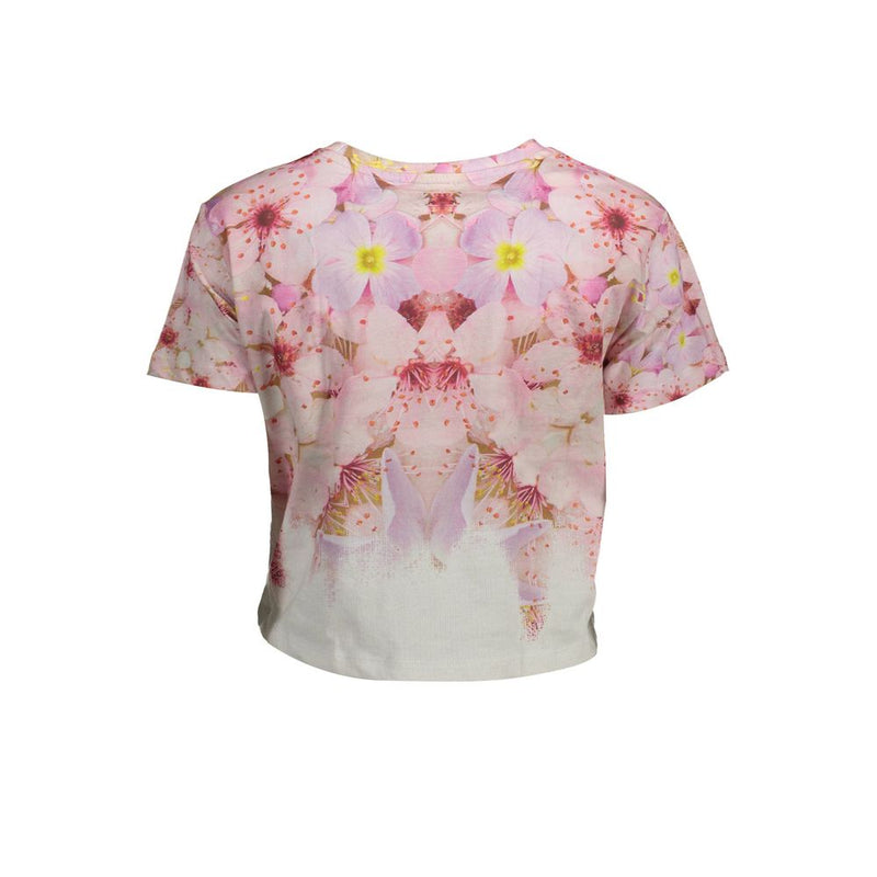 T-shirt Femme Desigual Rosa en Coton