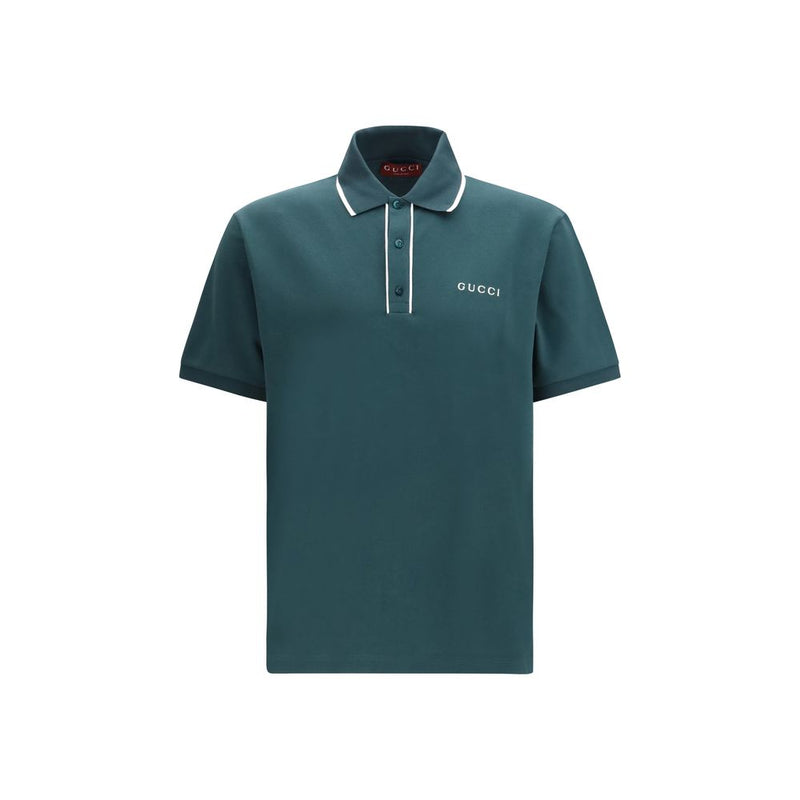 Gucci Bicolor Cotton Polo Shirt - Timeless Style for Men