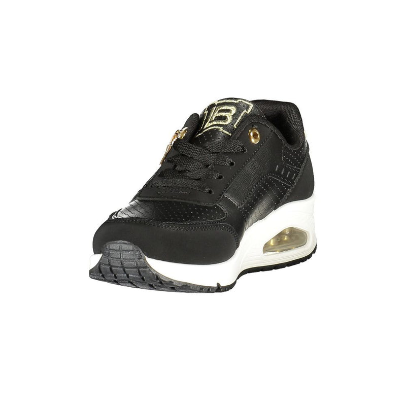 Laura Biagiotti Black Polyurethane Women Sneaker