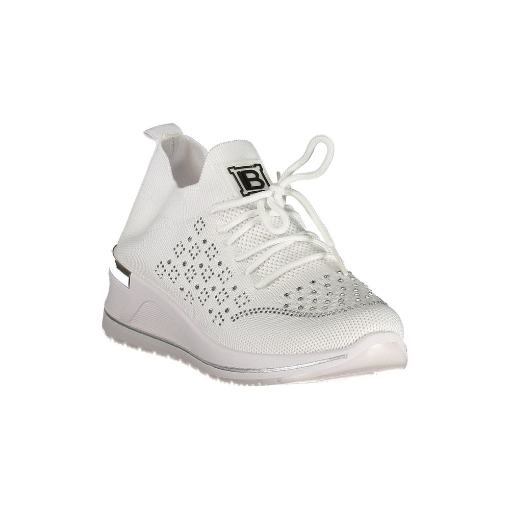 Laura Biagiotti White Polyester Women Sneaker - Stylish Comfort
