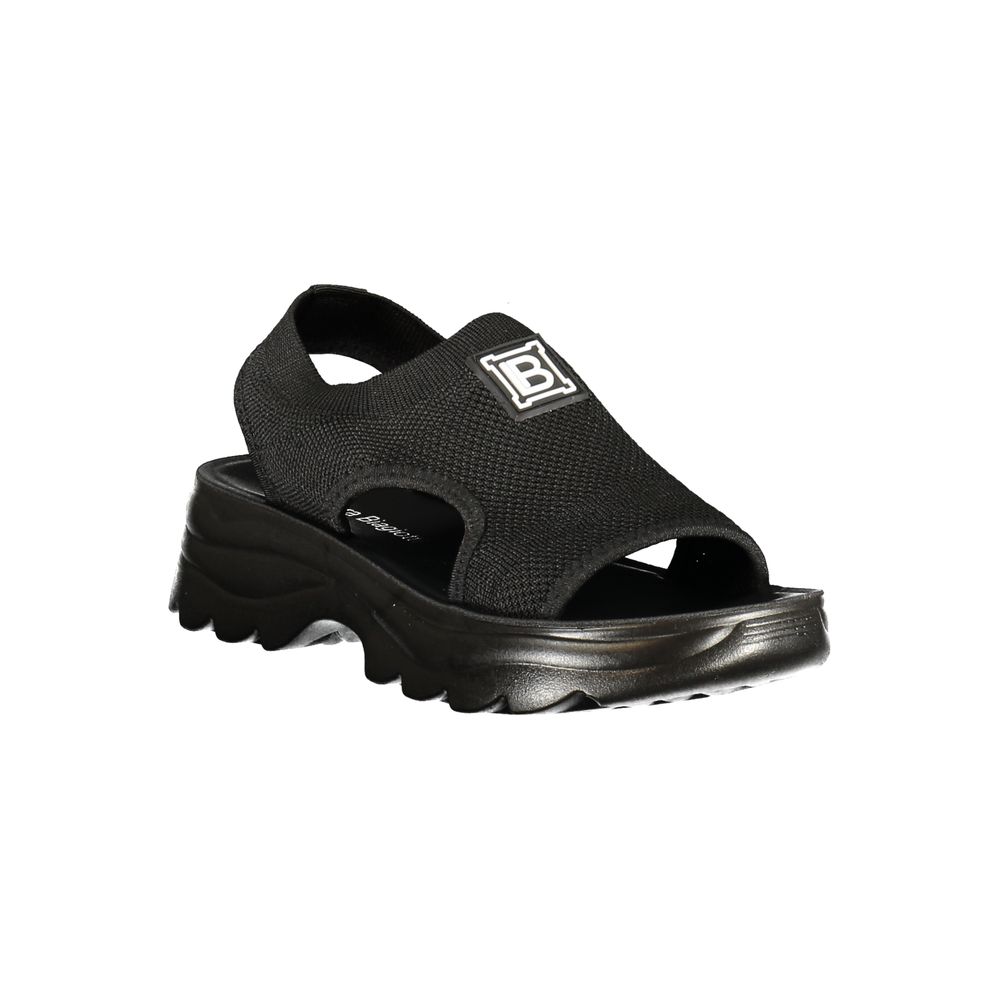Laura Biagiotti Nero Poliestere Donna Sandal