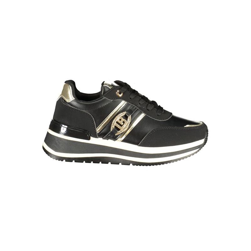 Laura Biagiotti Sneakers Femme Noires en Polyuréthane