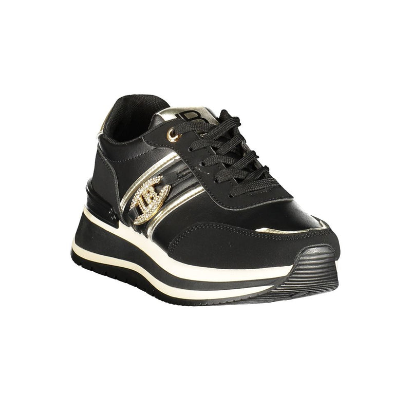 Laura Biagiotti Sneakers Femme Noires en Polyuréthane