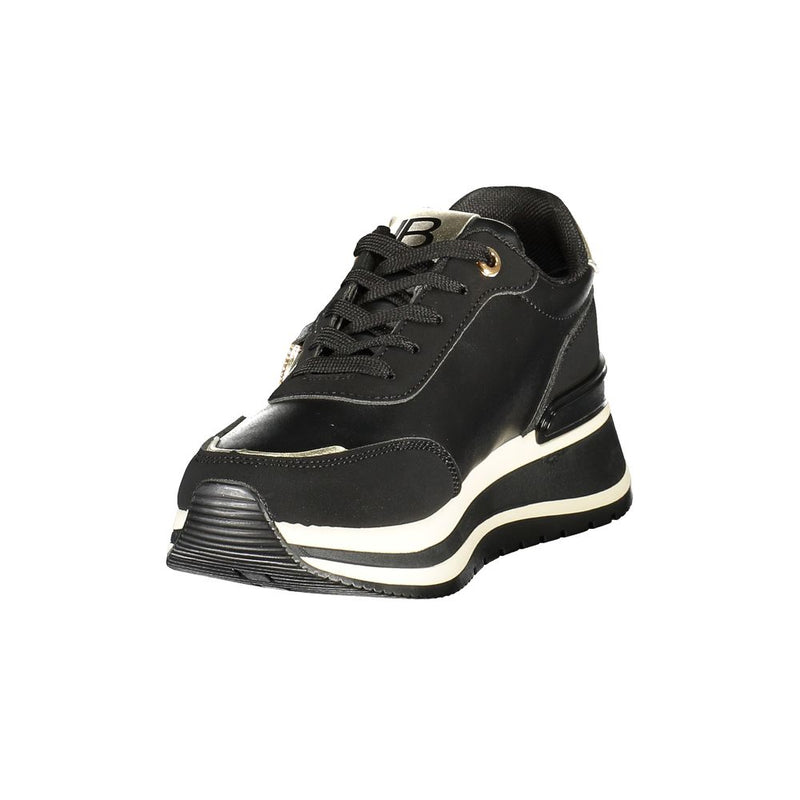 Laura Biagiotti Sneakers Femme Noires en Polyuréthane