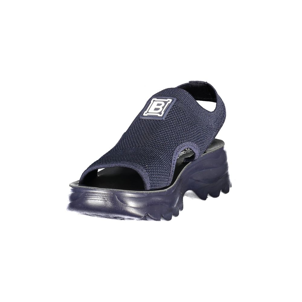 Laura Biagiotti Blue Polyurethane Women Sandal - LA-43302
