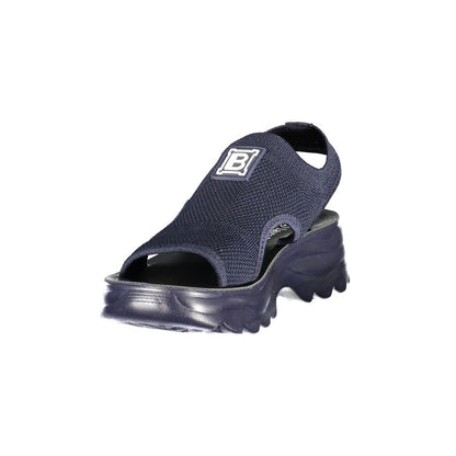 Laura Biagiotti Blue Polyurethane Women Sandal