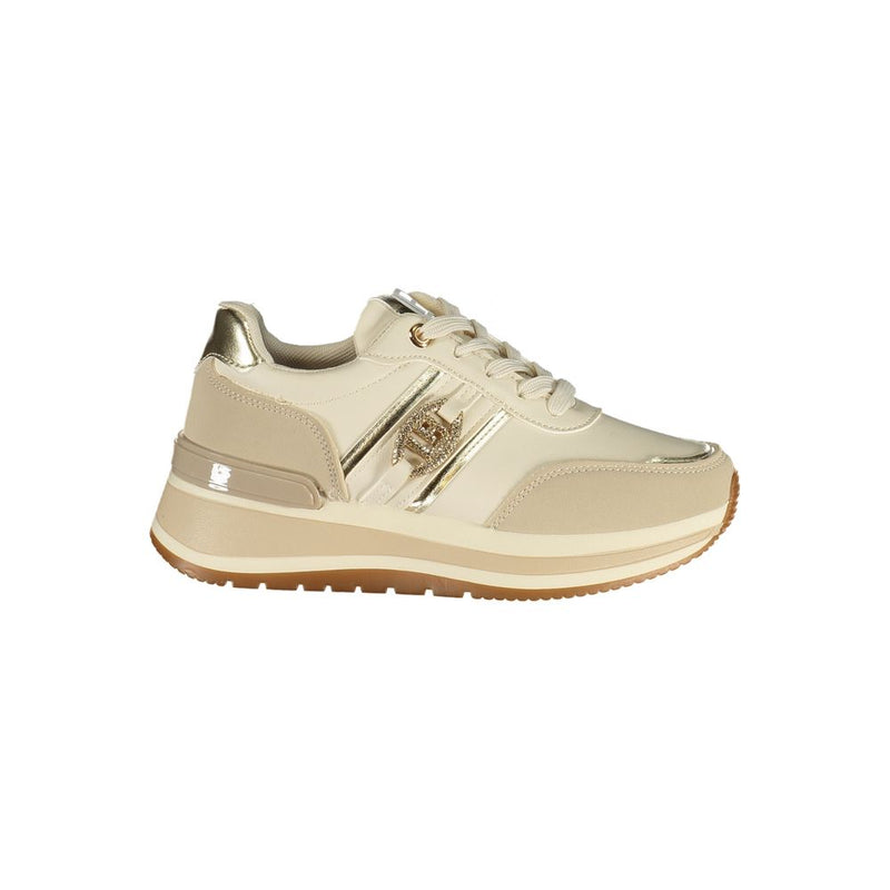 Laura Biagiotti Beige Polyurethane Women Sneaker - Stylish Comfort