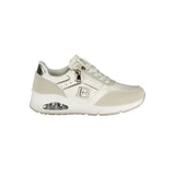 Laura Biagiotti White Polyurethane Women Sneaker - Stylish Comfort