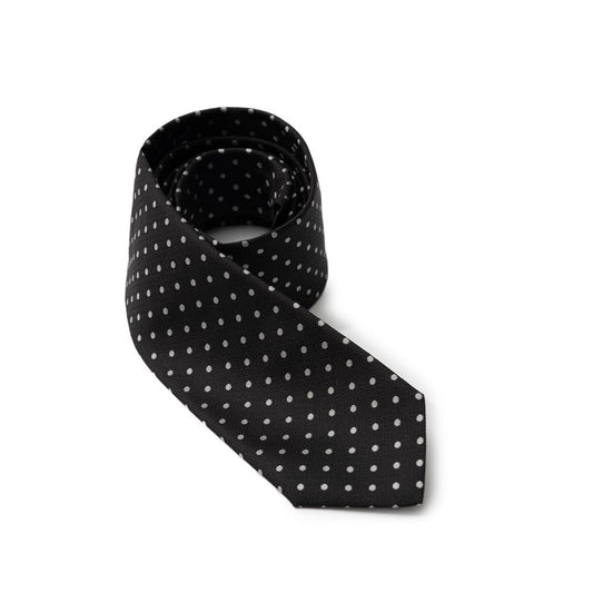 Dolce &amp; Gabbana zwarte zijden stropdas