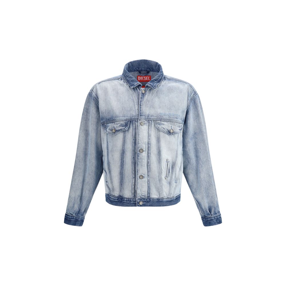 Diesel blauw katoenen denim jack