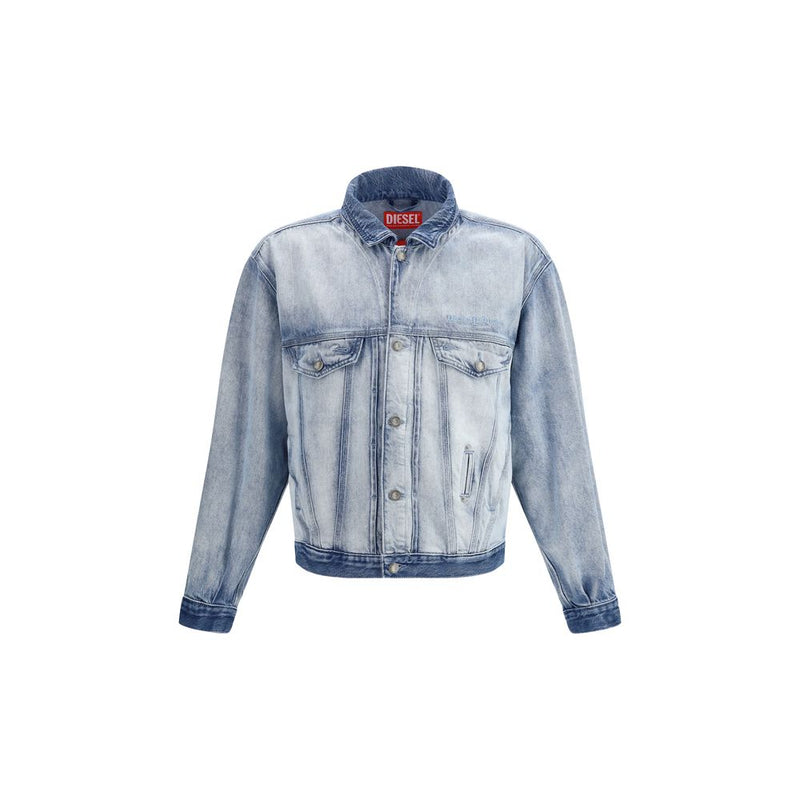 Diesel blauw katoenen denim jack