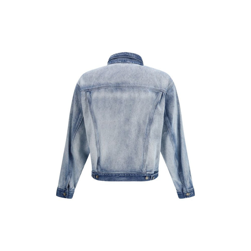 Diesel blauw katoenen denim jack