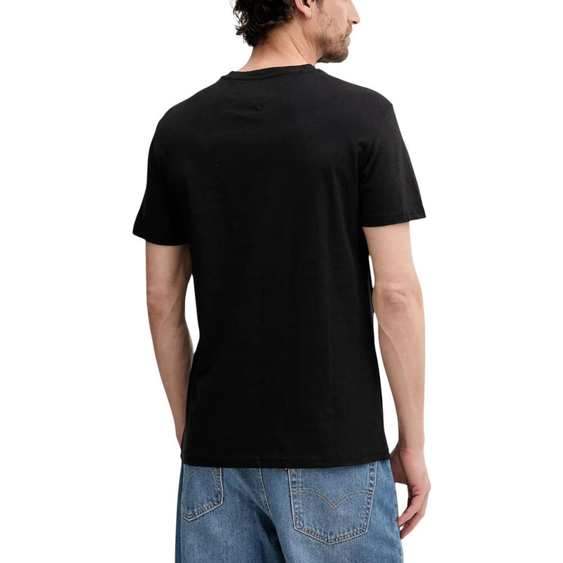 Tommy Hilfiger Jeans Zwart T-shirt van gerecycled katoen