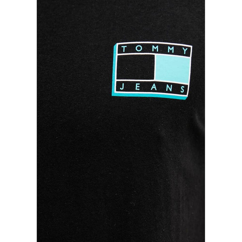 Tommy Hilfiger Jeans Zwart T-shirt van gerecycled katoen