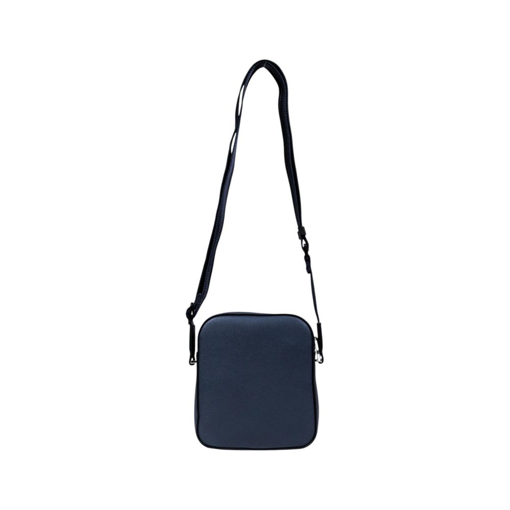 Hugo Boss Blauwe Messenger Tas van Gerecycled Polyurethaan
