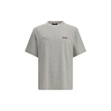 Represent Gray Cotton T-Shirt for Men - Modern Casual Wear