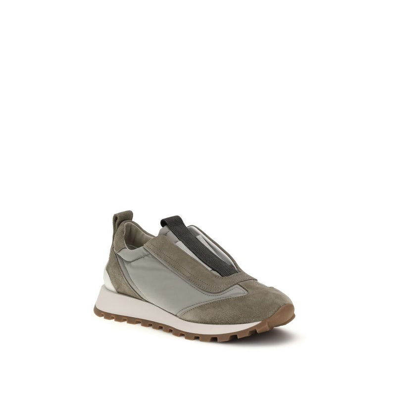 Brunello Cucinelli Bicolor Polyester Sneakers pour Femme