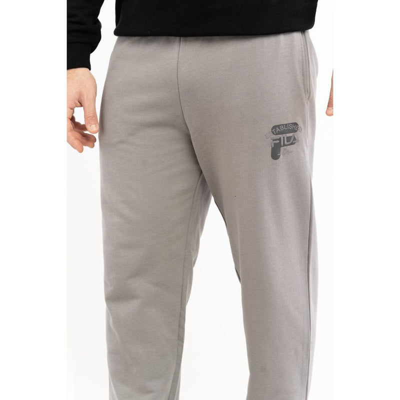 Fila Night Owl Blue Cotton Joggers for Men