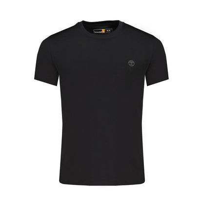 T-shirt en coton noir pour homme Timberland
